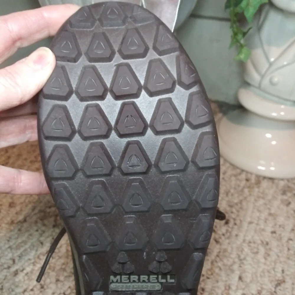 Merrell Ashland Tie Ladies Lace-Up Casual Shoe Style J42514 Color Is Coffee - Picture 11 of 13